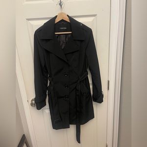 Calvin Klein Women’s Black Raincoat